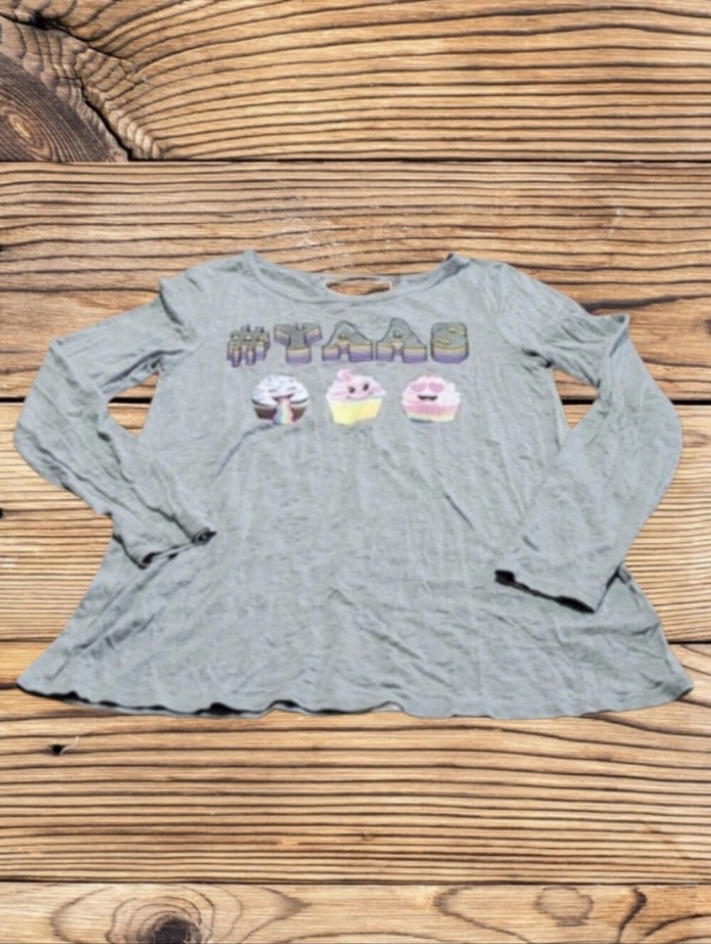 GIRL'S JUSTICE LONG SLEEVE #YAAS SHIRT
